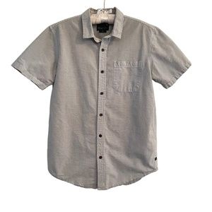 Tavik Maison Stripe Woven Cotton Shirt Small